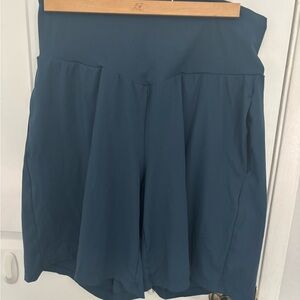 HALARA High Waist Teal Shorts